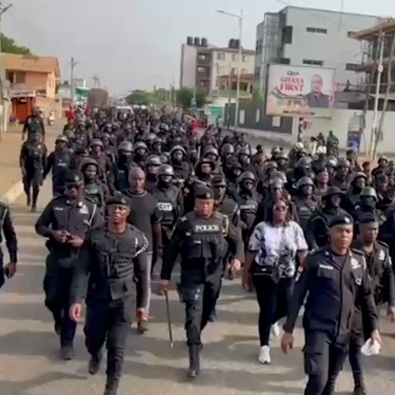 Ghana Police Service enhances security in Ayawaso East ahead of by-election