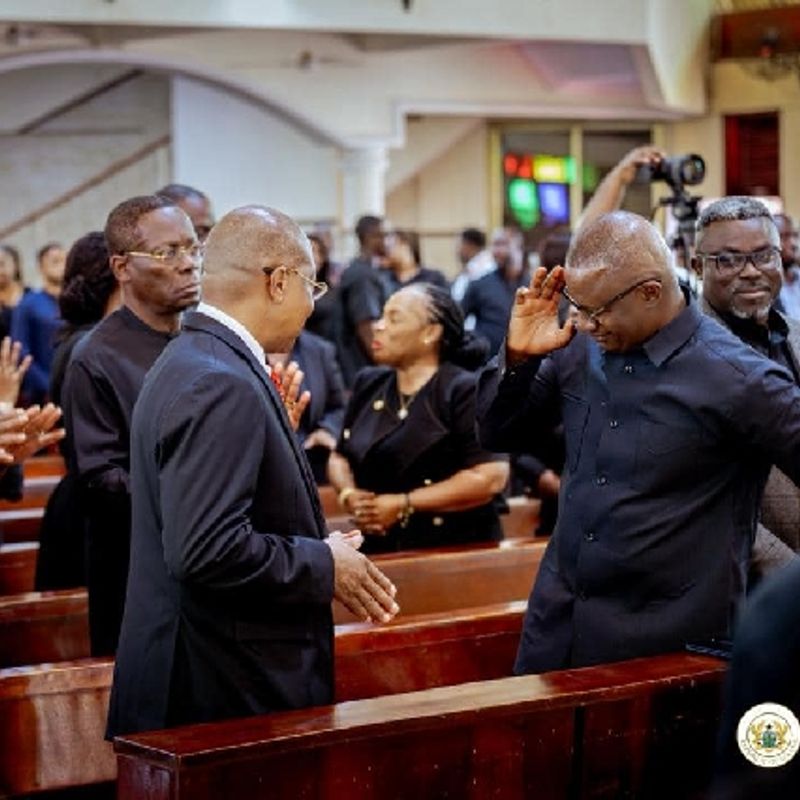 Energy minister attends memorial service for Prof Kofi Blay