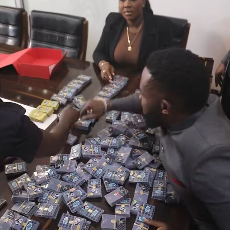 Richard Nii Armah Quaye receives customised gold tablets ahead of birthday giveaway