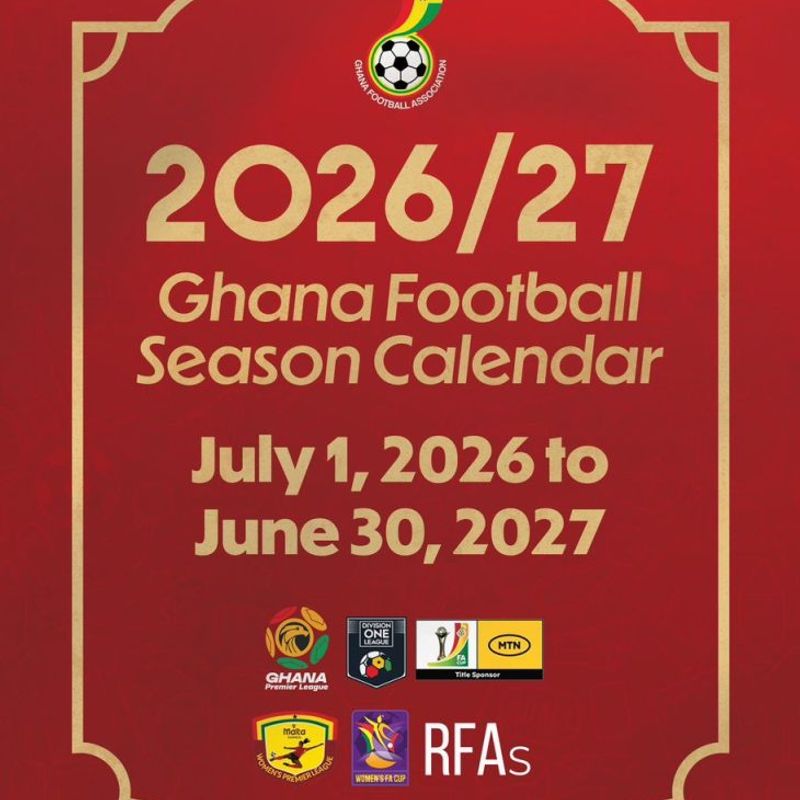 Ghana Football Association sets 2026/2027 season dates