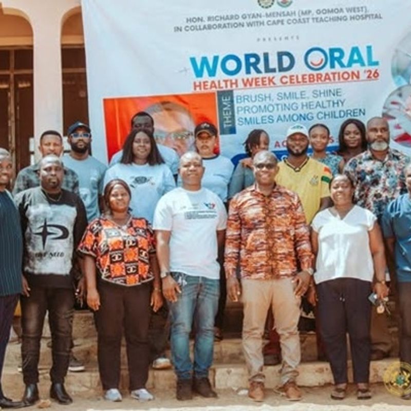 Deputy Energy Minister marks oral health week celebration in Gomoa West