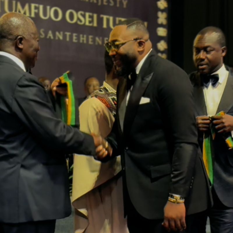 Asantehene honours Prophet Uche with gold coin at 27th anniversary gala
