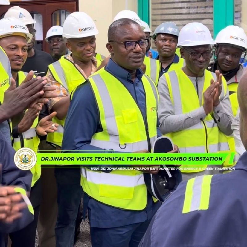 Energy Minister congratulates team working on Akosombo restoration