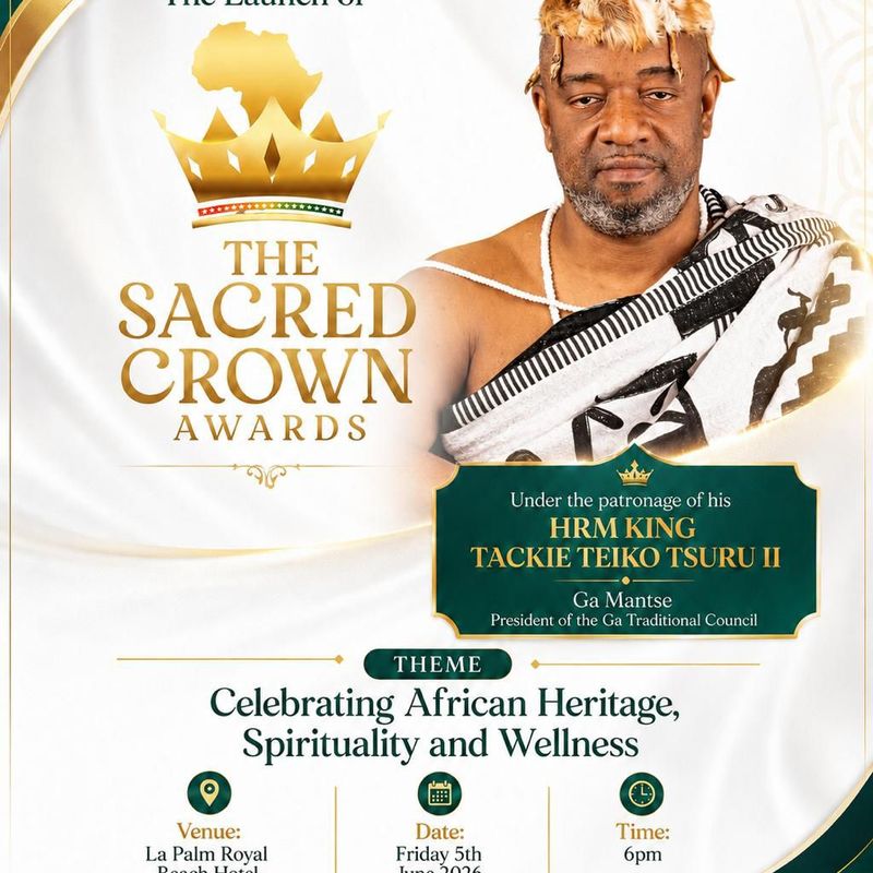 Ga Mantse to patronize launch of Sacred Crown Awards in Accra