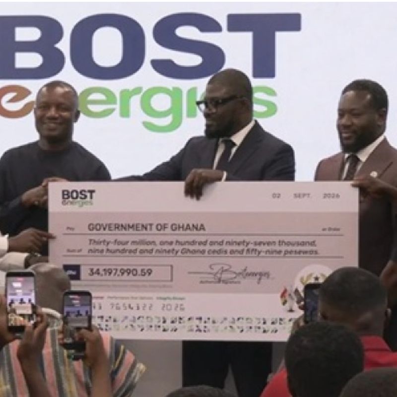 BOSTEnergies pays GH¢34.2m dividend to gov’t for the first time