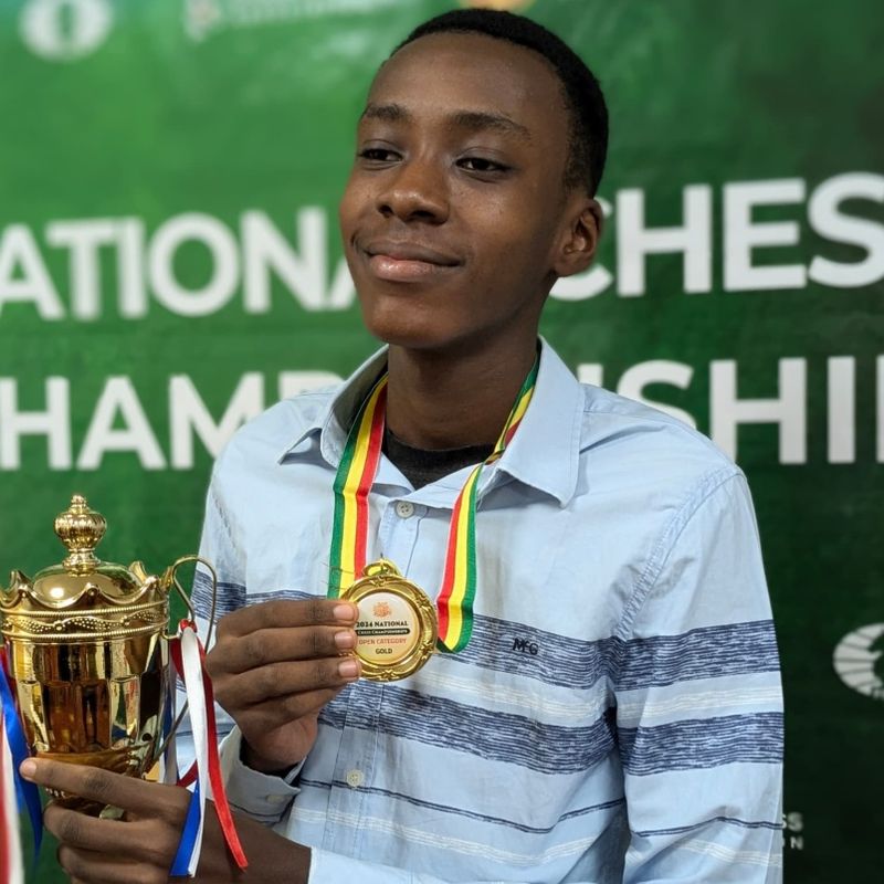 Philip Amoako joins all-African team for 2025 FIDE World Rapid Championship