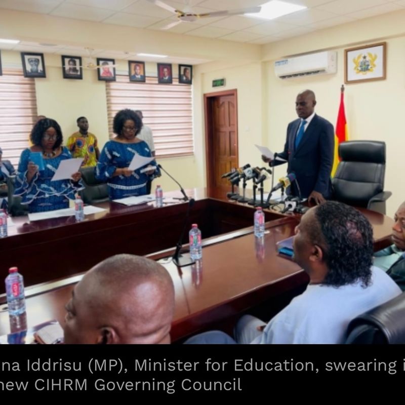 Education Minister tasks new CIHRM council to tackle public sector efficiency